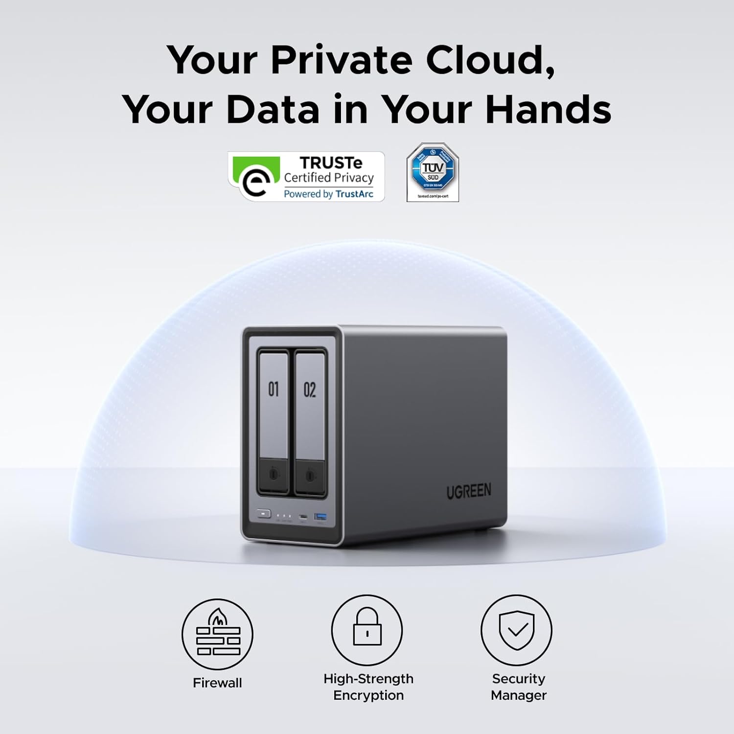 UGREEN NAS DXP2800 2 Bay Deskt - Ddr5 8Gb review and price