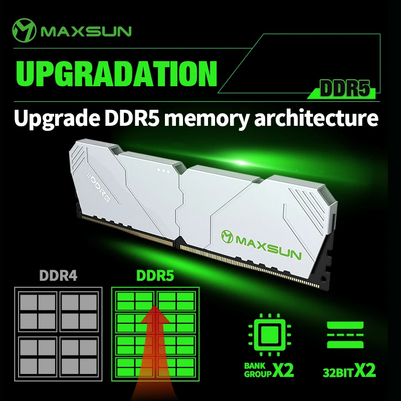 MAXSUN Heatsink Memoria RAM DD - Ddr5 6000Mhz review and price