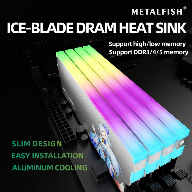 METALFISH DRAM Heatsink 5V-3PI - Ddr5 Ram review and price