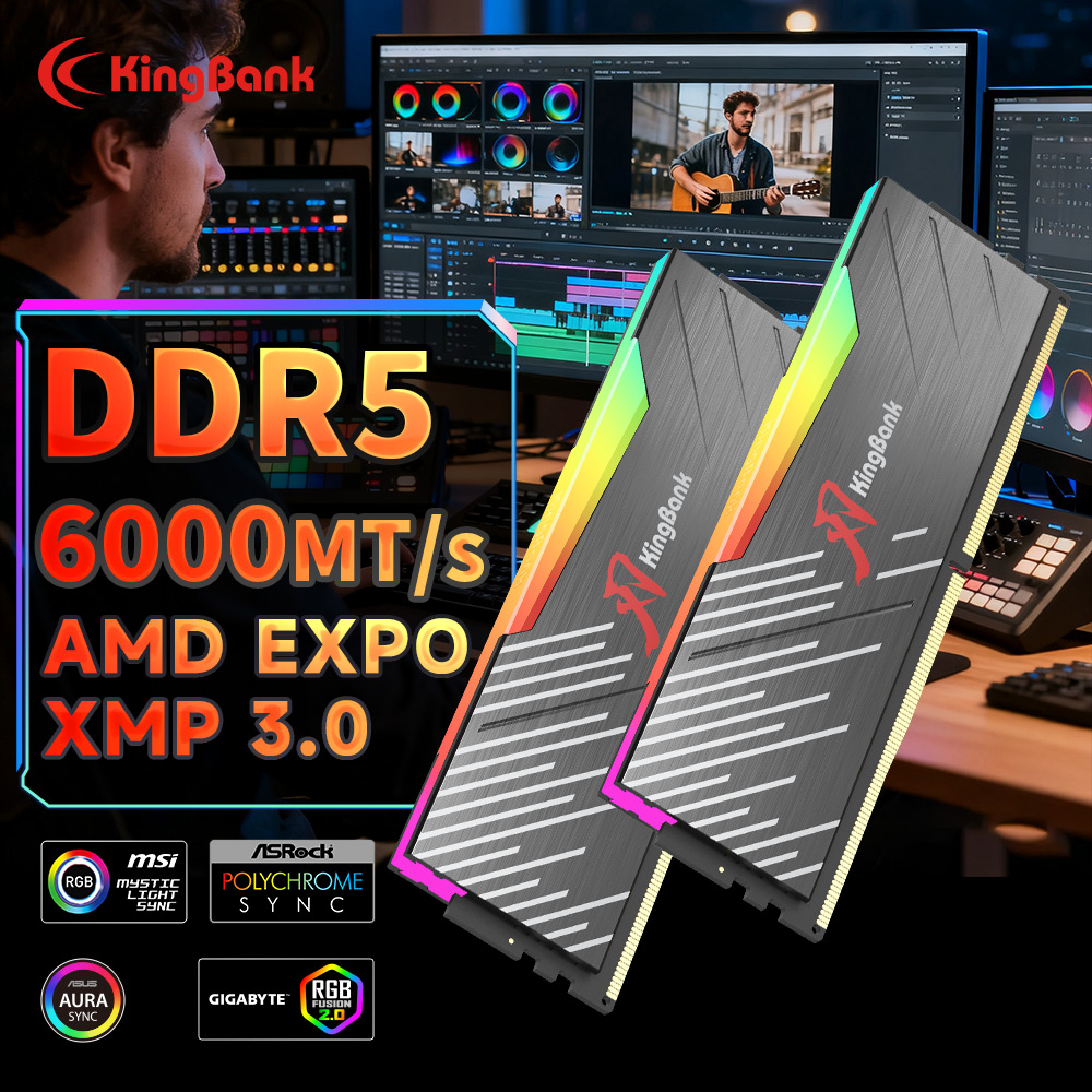 KingBank KRRB DDR5 RGB 16GB /1 - Ddr5 6000Mhz review and price