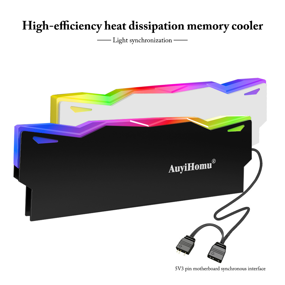 AuyiHomu RGB Heatsink, 5V 3Pin - Ddr5 Ram review and price