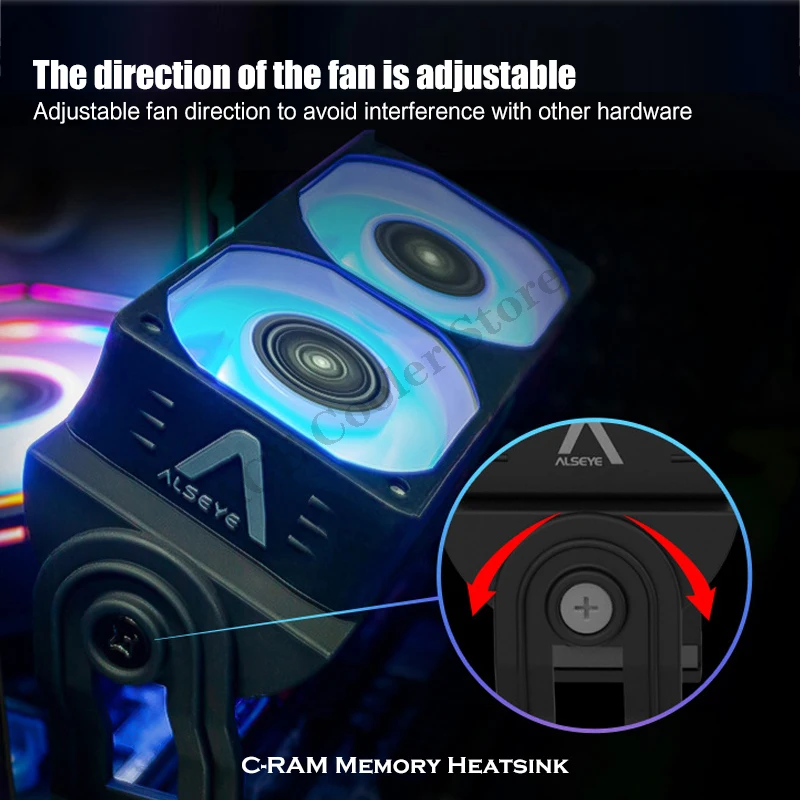 Alseye Memory RAM Cooler for D - Ddr5 Rgb Ram review and price
